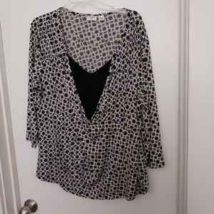Cato 18/20 black and white shirt